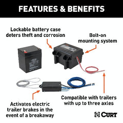 CURT 52041 Soft-Trac 1 Breakaway Kit