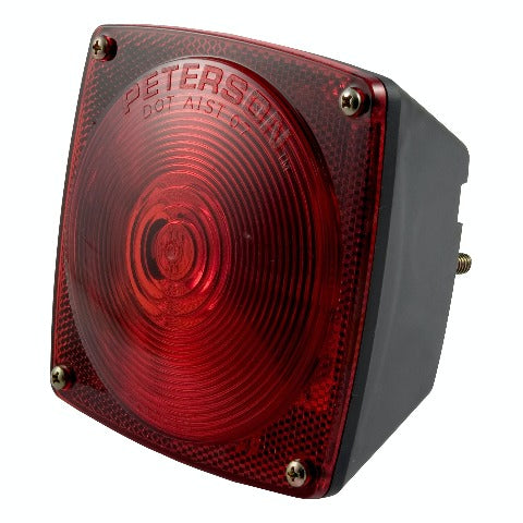 CURT 53441 Combination Driver-Side Trailer Light with License Plate Illumination