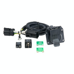 CURT 55242 Custom Wiring Harness, 7-Way RV Blade Output, Select Ford F-150, Heritage, F-250