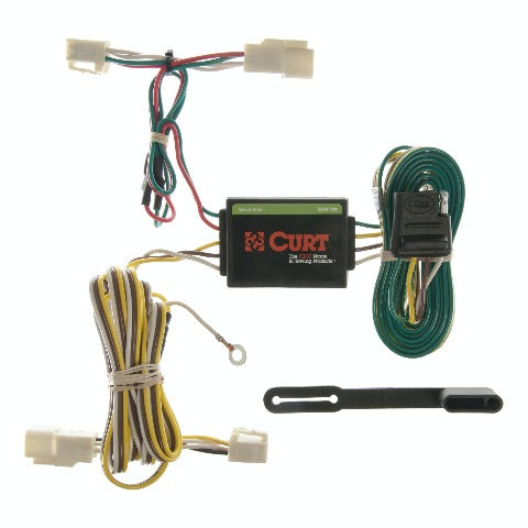 CURT 55341 Custom Wiring Harness, 4-Way Flat Output, Select Toyota 4Runner