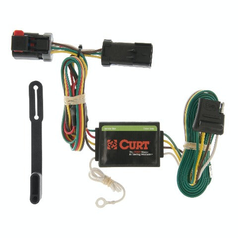 CURT 55376 Custom Wiring, 4-Flat, Select Caravan, Grand Caravan, Town and Country, Voyager
