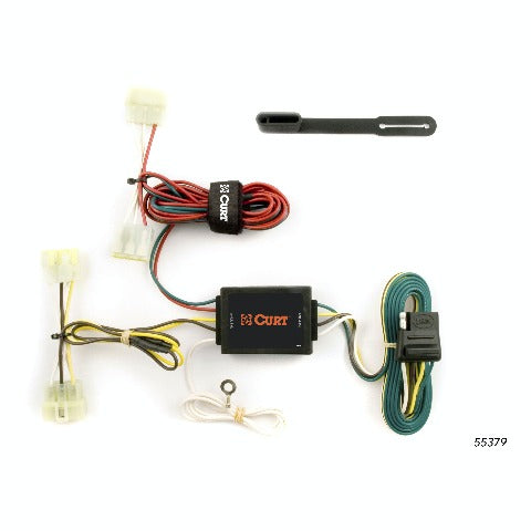 CURT 55379 Custom Wiring Harness, 4-Way Flat Output, Select Toyota Pickup, Tacoma