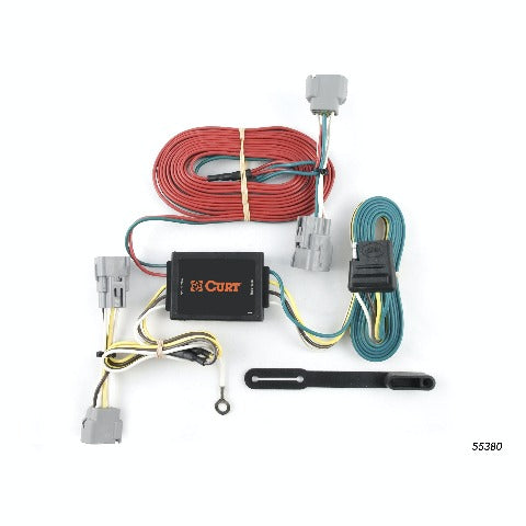 CURT 55380 Custom Wiring, 4-Way Flat Output, Select Mitsubishi Montero, Except Sport