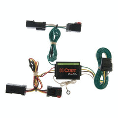 CURT 55382 Custom Wiring Harness, 4-Way Flat Output, Select Jeep Liberty