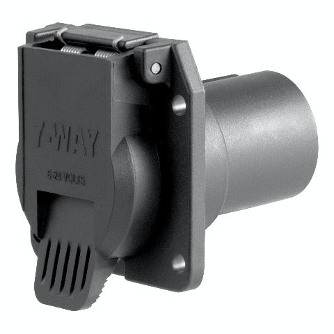 CURT 55415 Replacement OE 7-Way RV Blade Socket (Plugs into USCAR)