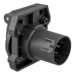 CURT 55416 Heavy-Duty Replacement OE 7-Way RV Blade Socket (Plugs into USCAR)