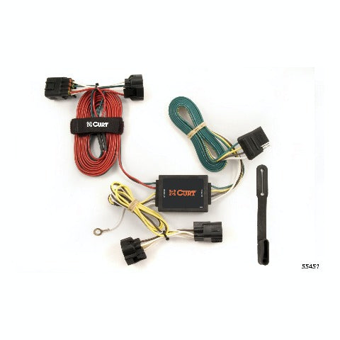 CURT 55451 Custom Wiring Harness, 4-Way Flat Output, Select Jeep Grand Cherokee
