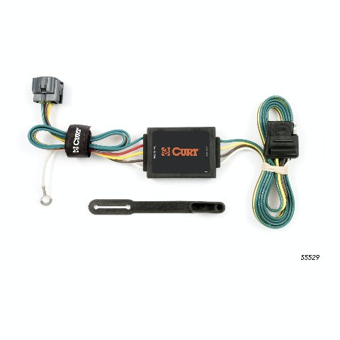 CURT 55529 Custom 4-Flat, Select Kia Sportage, OEM Tow Package Required