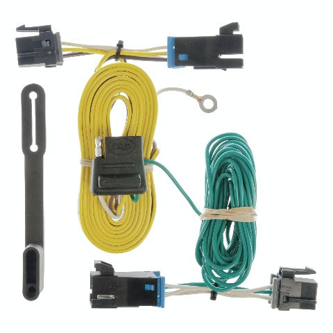 CURT 55540 Custom Wiring, 4-Flat, Select Chevy Express, GMC Savana 1500, 2500, 3500, 4500