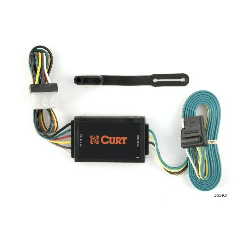 CURT 55593 Custom 4-Flat, Select Mazda CX-7, OEM Tow Package Required