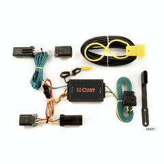 CURT 55597 Custom Wiring Harness, 4-Way Flat Output, Select Dodge Durango, Chrysler Aspen