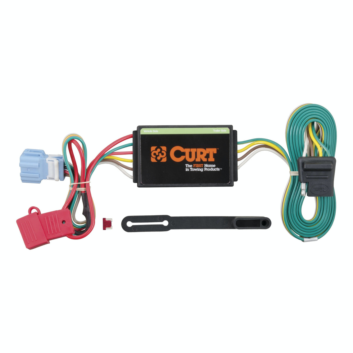 CURT 56008 Custom 4-Flat, Select Honda Accord Crosstour, Acura RDX, Tow Package Required