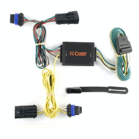 CURT 56036 Custom Wiring Harness, 4-Way Flat Output, Select Saturn Ion