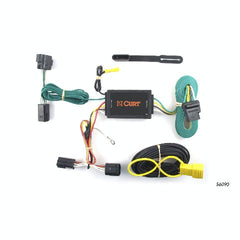 CURT 56090 Custom Wiring Harness, 4-Way Flat Output, Select Ford Transit Connect