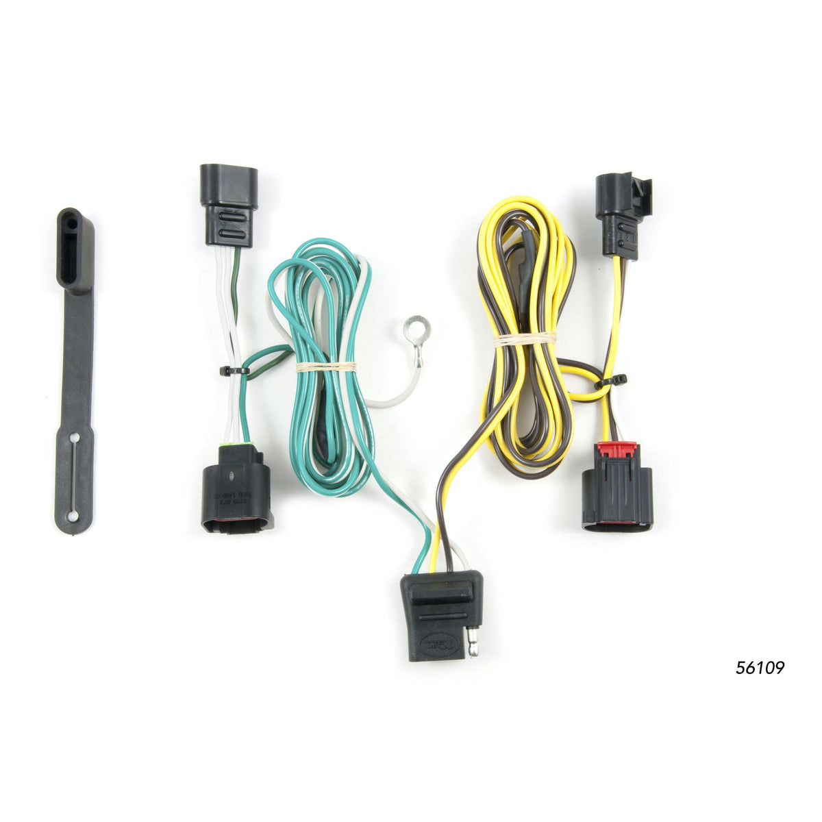 CURT 56109 Custom Wiring Harness, 4-Way Flat Output, Select Dodge Journey