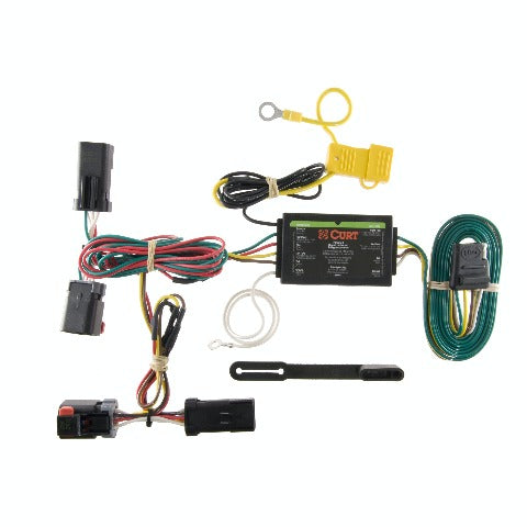 CURT 56145 Custom Wiring Harness, 4-Way Flat Output, Select Chrysler 300