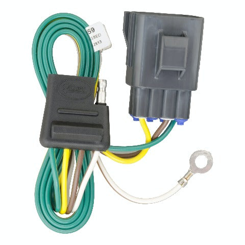 CURT 56159 Custom 4-Flat, Select Land Rover Evoque, OEM Tow Package Required