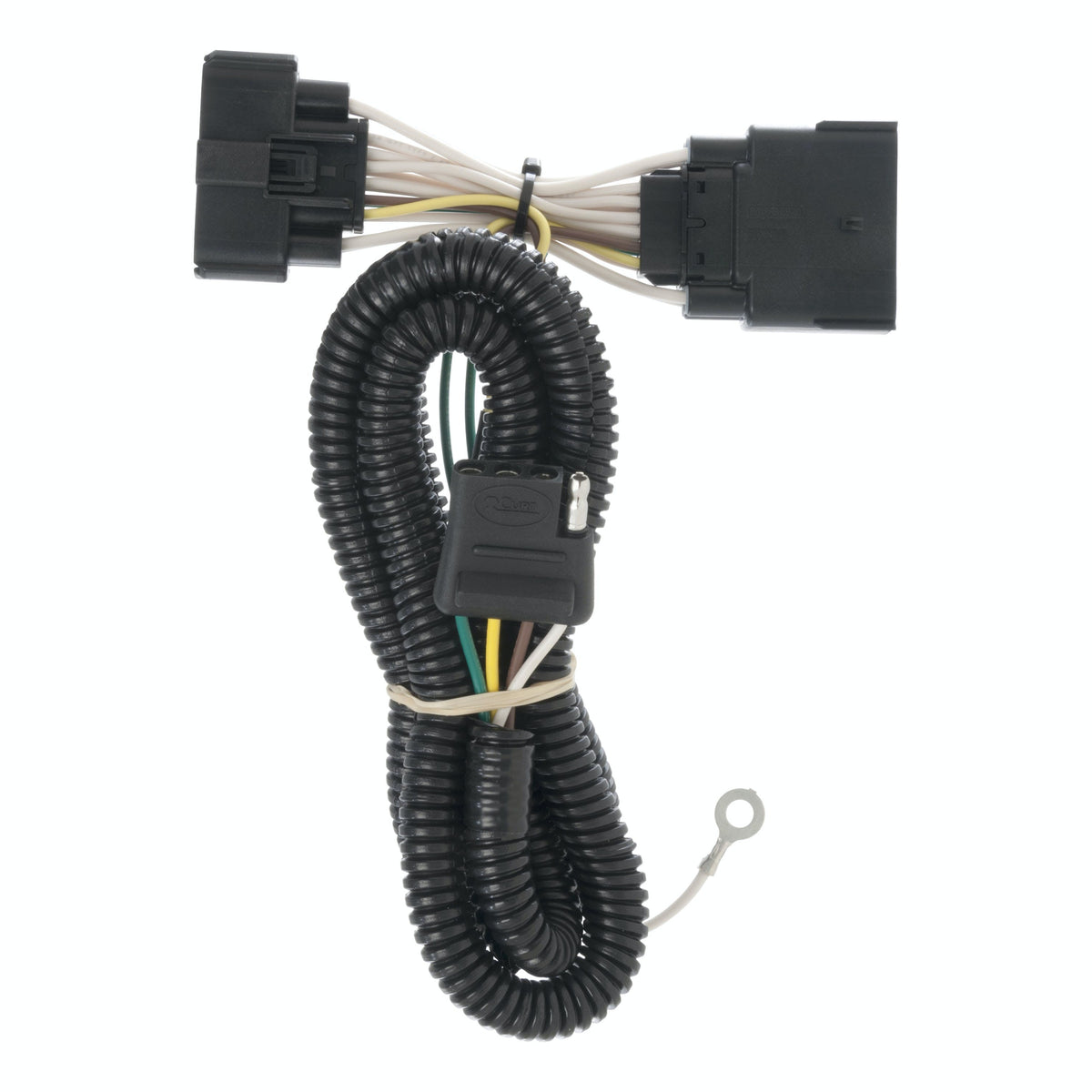 CURT 56172 Custom Wiring Harness, 4-Way Flat Output, Select Ford Explorer