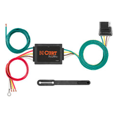 DISCONTINUED - CURT 56175030 Non-Powered 3-to-2-Wire Splice-in Tail Light Converter, 4-Pin Wiring Harness, 30-Pack