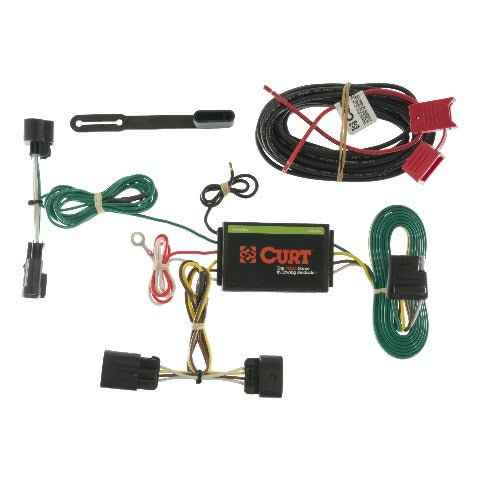CURT 56180 Custom Wiring Harness, 4-Way Flat Output, Select Cadillac ATS