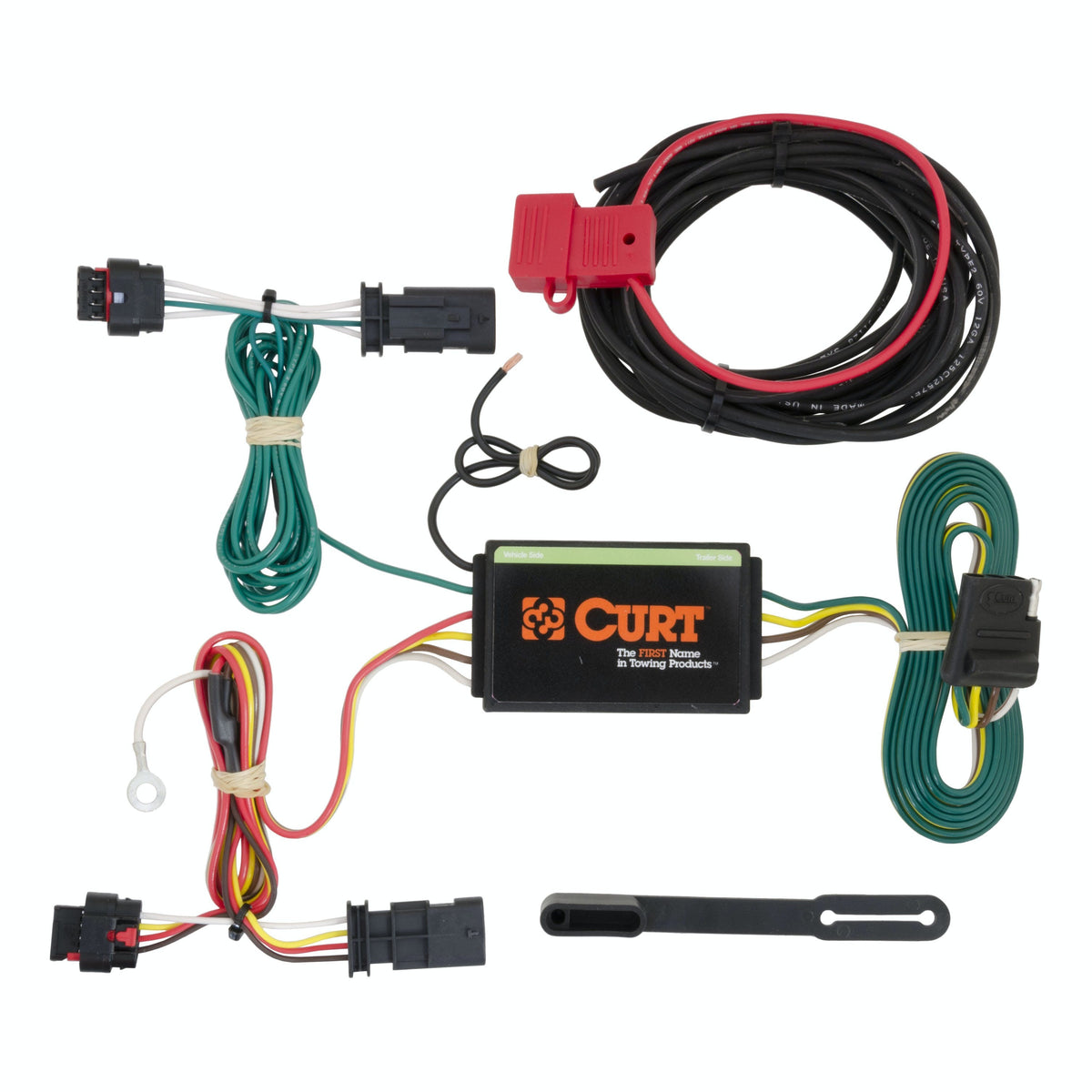 CURT 56181 Custom Wiring Harness, 4-Way Flat Output, Select Chevrolet Traverse