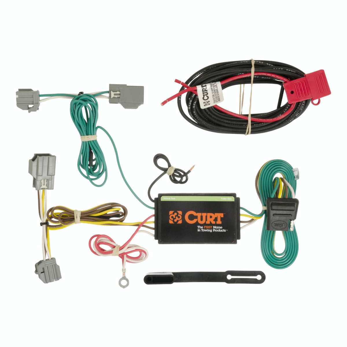 CURT 56188 Custom Wiring Harness, 4-Way Flat Output, Select Chevrolet Impala