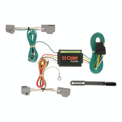 CURT 56191 Custom Wiring Harness, 4-Way Flat Output, Select Ford Fiesta Hatchback