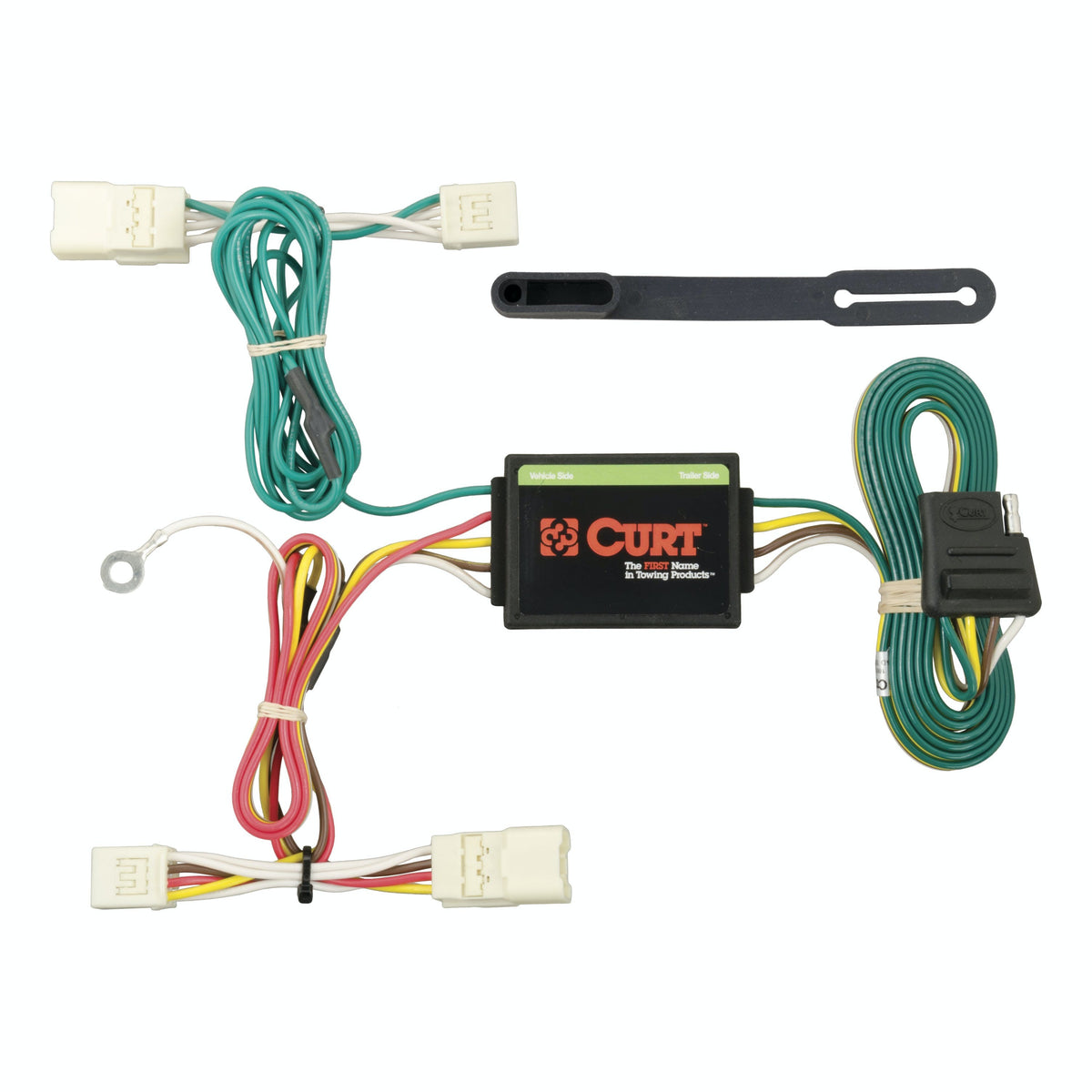 CURT 56223 Custom Wiring Harness, 4-Way Flat Output, Select Mitsubishi Mirage, G4