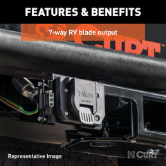 CURT 56226 Custom 7-Way RV Blade, Select Nissan and Suzuki, OEM Tow Package Required