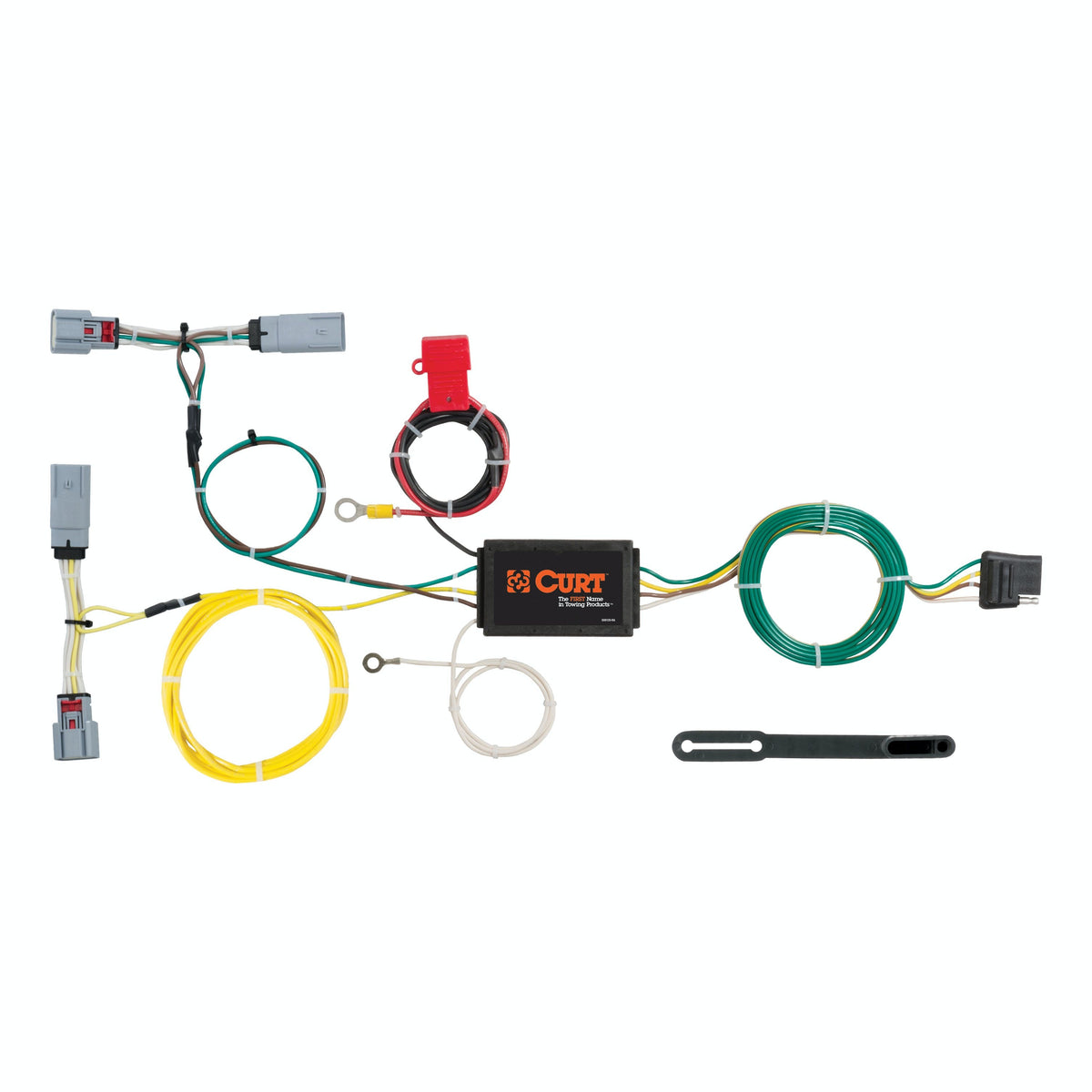 CURT 56235 Custom Wiring Harness, 4-Way Flat Output, Select Chrysler 300