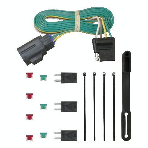 CURT 56245 Custom 4-Flat, Select Traverse, Acadia, Enclave, OEM Tow Package Required