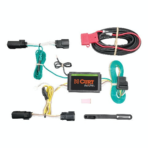 CURT 56258 Custom Wiring Harness, 4-Way Flat Output, Select Lincoln MKZ