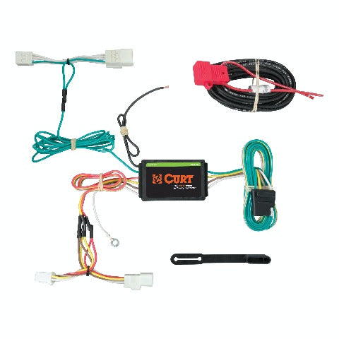 CURT 56259 Custom Wiring Harness, 4-Way Flat Output, Select Subaru WRX
