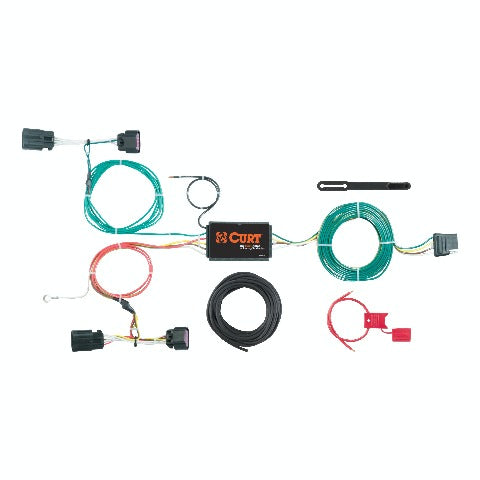 CURT 56270 Custom Wiring Harness, 4-Way Flat Output, Select Ram ProMaster City