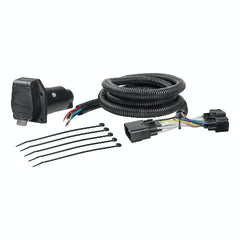CURT 56278 Custom Wiring Harness, 7-Way RV Blade Output, Select Ford Explorer