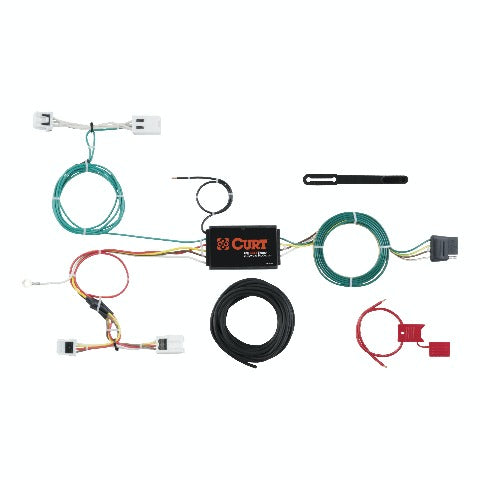 CURT 56279 Custom Wiring, 4-Way Flat Output, Select Chevrolet City Express, Nissan NV200