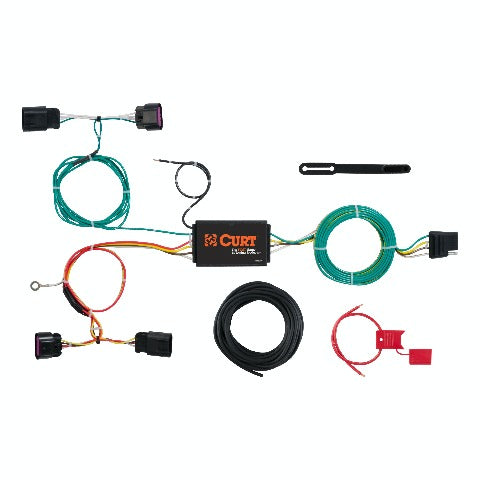 CURT 56288 Custom Wiring Harness, 4-Way Flat Output, Select Buick Verano
