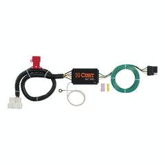 CURT 56291 Custom 4-Flat, Select Honda Pilot, Passport, OEM Tow Package Required
