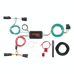 CURT 56292 Custom Wiring Harness, 4-Way Flat Output, Select Ford Edge Titanium