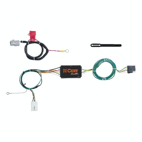 CURT 56296 Custom 4-Flat, Select Mitsubishi Outlander, OEM Tow Package Required