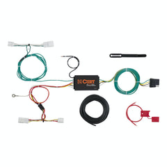 CURT 56309 Custom Wiring Harness, 4-Way Flat Output, Select Scion iM, Toyota Corolla