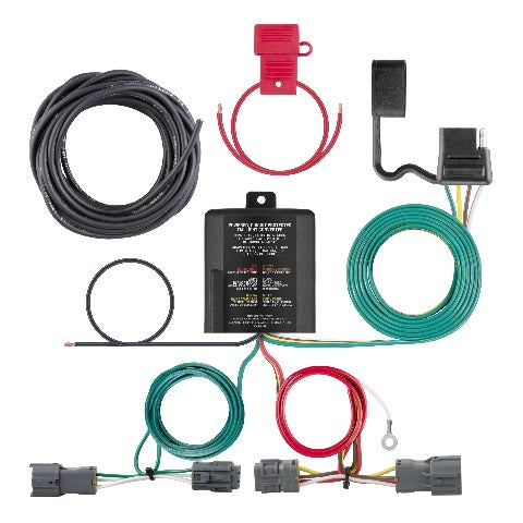 CURT 56328 Custom Wiring Harness, 4-Way Flat Output, Select Kia Sorento