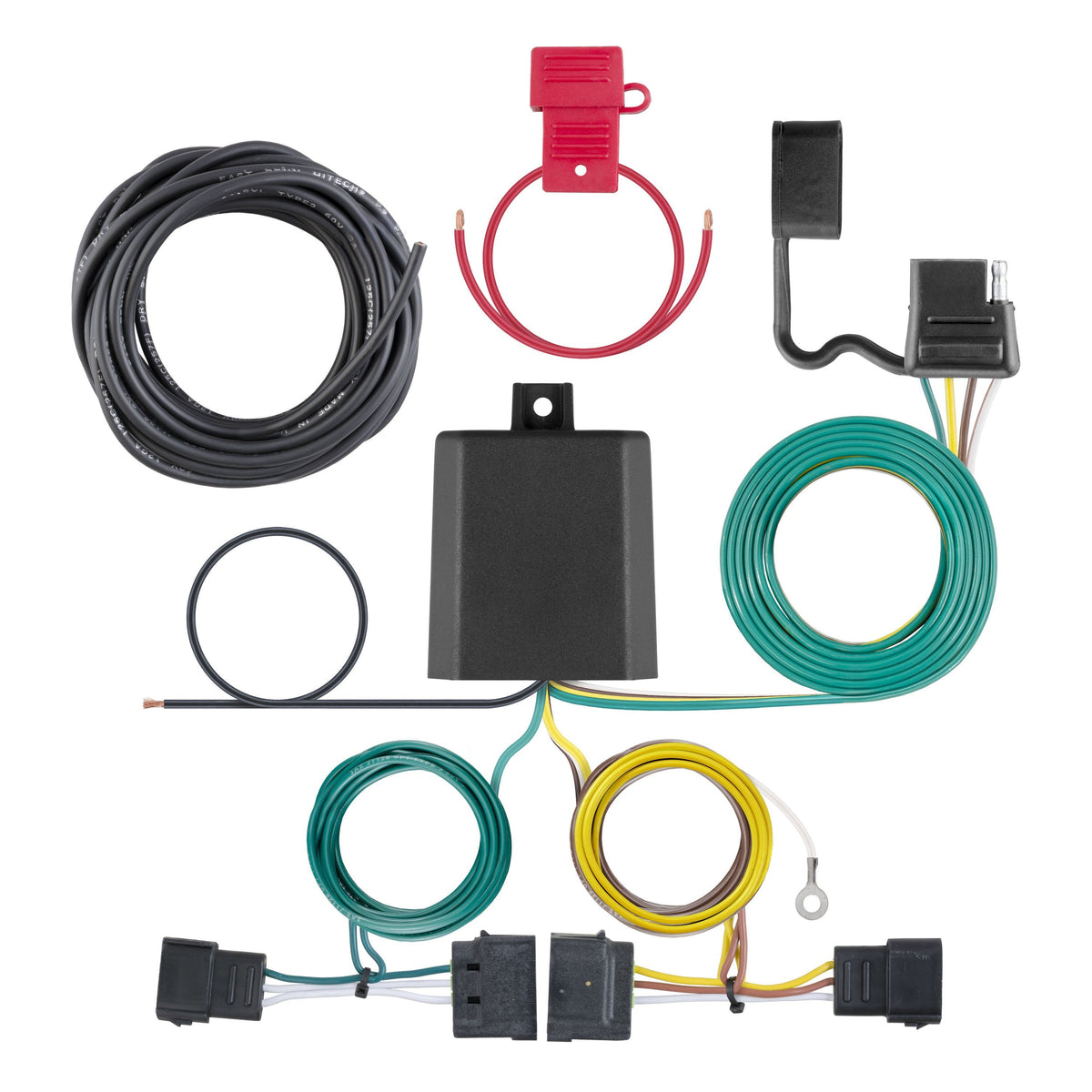 CURT 56329 Custom Wiring, 4-Way Flat, Select Edge, Escape, Freestar, MKX, Tribute