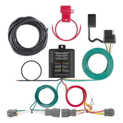 CURT 56348 Custom Wiring Harness, 4-Way Flat Output, Select Hyundai Tucson