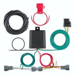 CURT 56418 Custom Wiring Harness, 4-Way Flat Output, Select Nissan Kicks