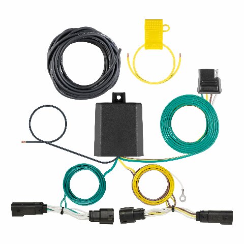 CURT 56507 Custom Wiring Harness, 4-Way Flat Output, Select Ford Escape