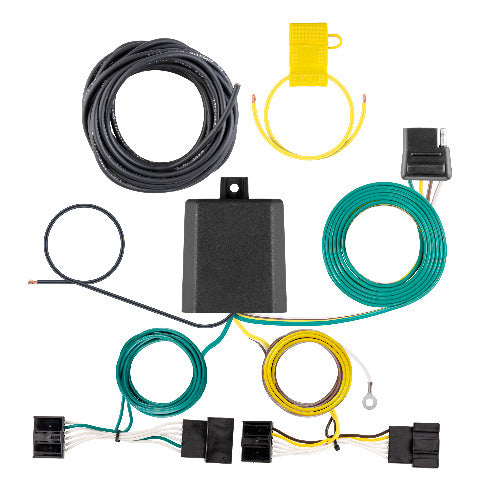 CURT 56533 Custom Wiring Harness, 4-Way Flat Output, Select BMW X3