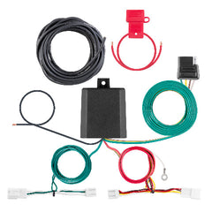 CURT 56550 Custom Wiring Harness 4-Way Flat Output Select Subaru Solterra Toyota BZ4X