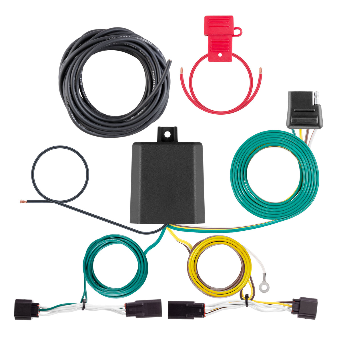 CURT 56551 Custom Wiring Harness 4-Way Flat Select Kia Carnival without LED Taillights