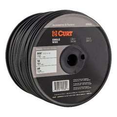 CURT 57034 Automotive Primary Wire, Black 500' Spool